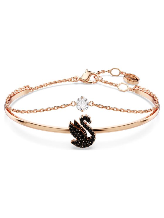 Swarovski Swarovski Bransoletka Swan 5678048 Różowe złoto