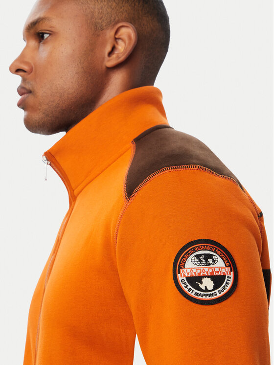 Napapijri Napapijri Bluza B-Archive NP0A8AFN Brązowy Regular Fit