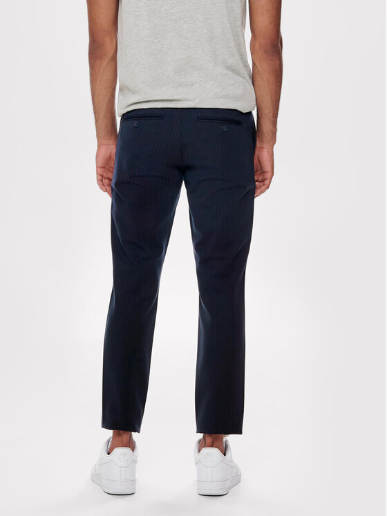 Only & Sons Only & Sons Chinosy Mark 22013727 Granatowy Slim Fit