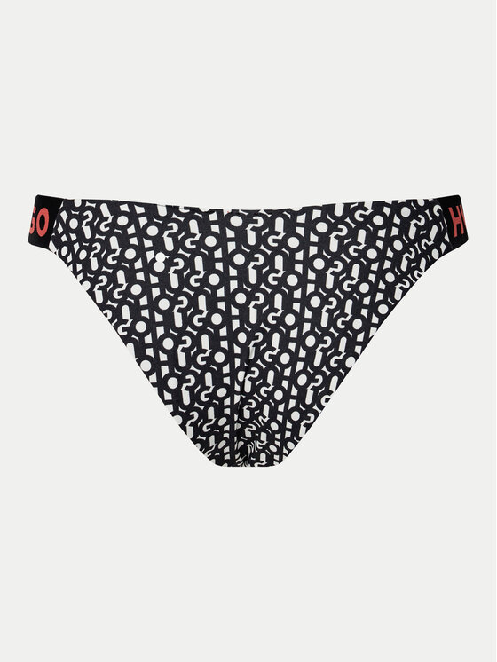 HUGO HUGO Dół od bikini Monogram 50534946 Czarny