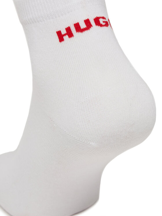 HUGO HUGO Set od 3 para muških visokih čarapa 50516396 Bijela
