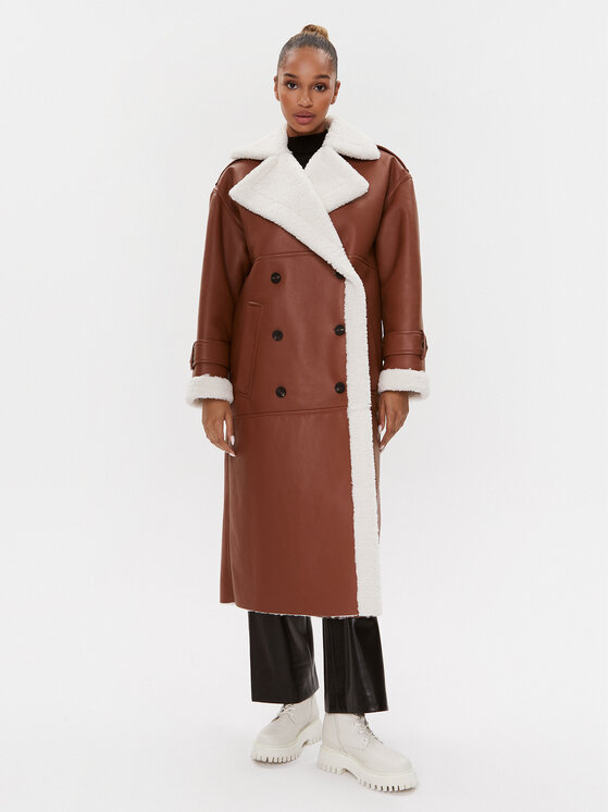 HUGO Hugo Кожух Mafalu-1 50499137 Кафяв Relaxed Fit