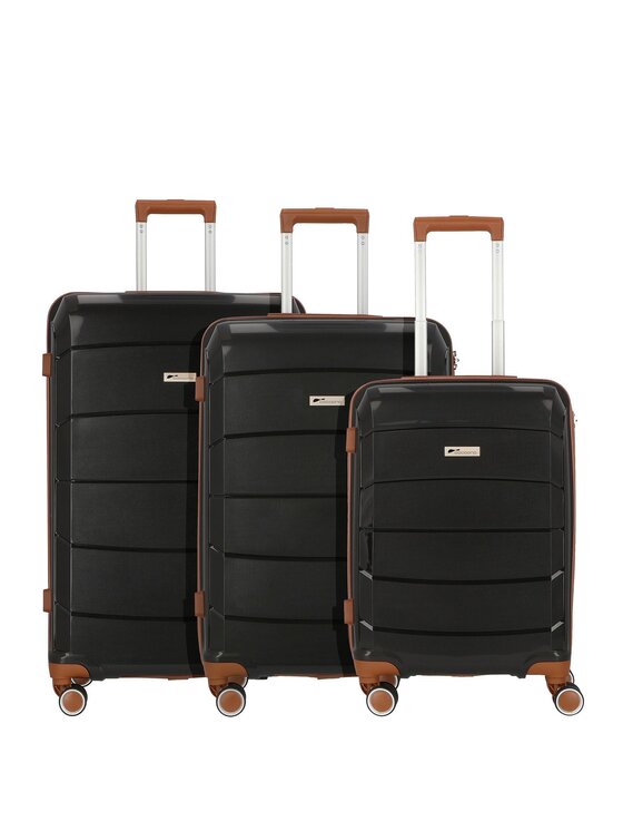 cocoono cocoono Komplet walizek 303980 Brązowy