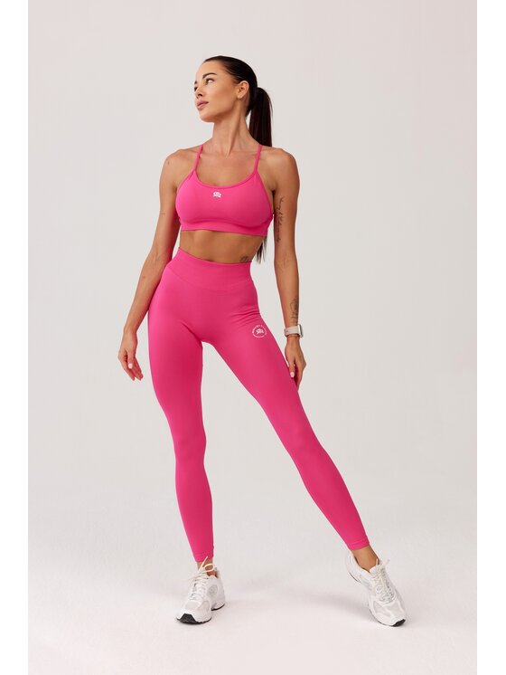 ROUGH RADICAL ROUGH RADICAL Getry SEAMLESS GLOW LONG Różowy Slim Fit
