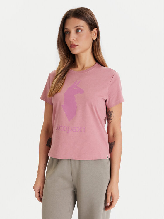 Cotopaxi Cotopaxi T-Shirt Llama F25474W1529 Ροζ Regular Fit
