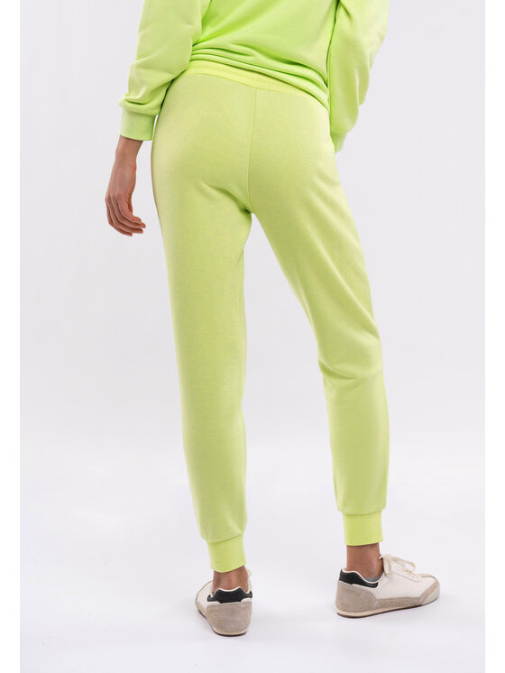 Volcano Volcano Spodnie dresowe N-VENIS Zielony Regular Fit