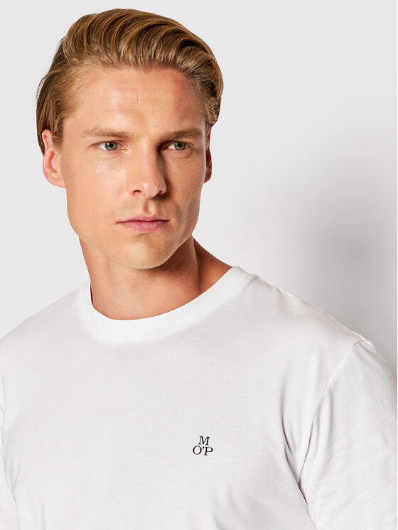 Marc O'Polo Marc O'Polo Tricou B21 2012 51054 Alb Regular Fit
