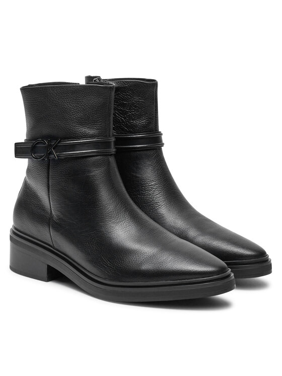 Calvin Klein Calvin Klein Botki HW0HW02183 Czarny