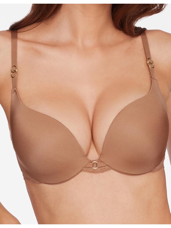 Esotiq Esotiq Biustonosz push-up 39974-82X Brązowy