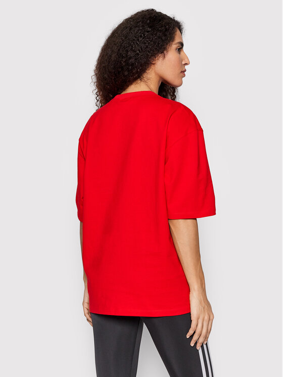 T-shirt adicolor Essentials HF7474 Rosso Relaxed