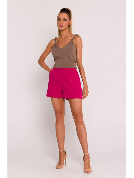 Made of Emotion Made of Emotion Blúzka M775 Ružová Generous Fit