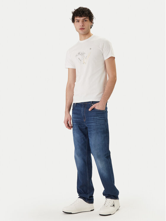 Guess Guess Teksad M6GA31 D1089 Sinine Straight Leg