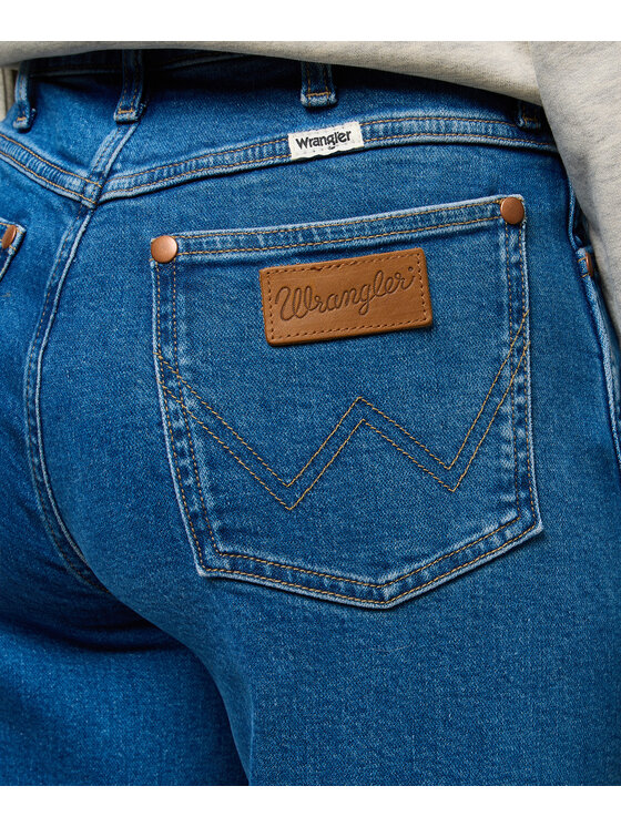 Wrangler Wrangler Jeans 112371190 Blu Straight Leg