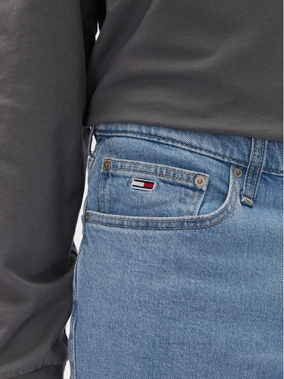 Tommy Jeans Tommy Jeans Kratke traperice Ryan DM0DM21852 Plava Slim Fit