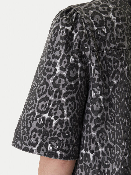 Vero Moda Vero Moda Koszula jeansowa Bella 10336318 Szary Loose Fit