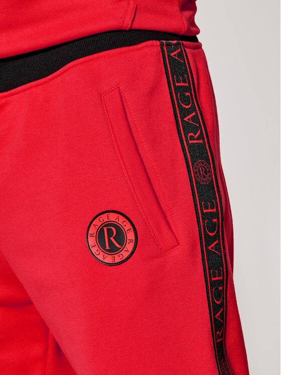 Rage Age Rage Age Sportinis kostiumas Harrier Zip 2 Raudona Slim Fit