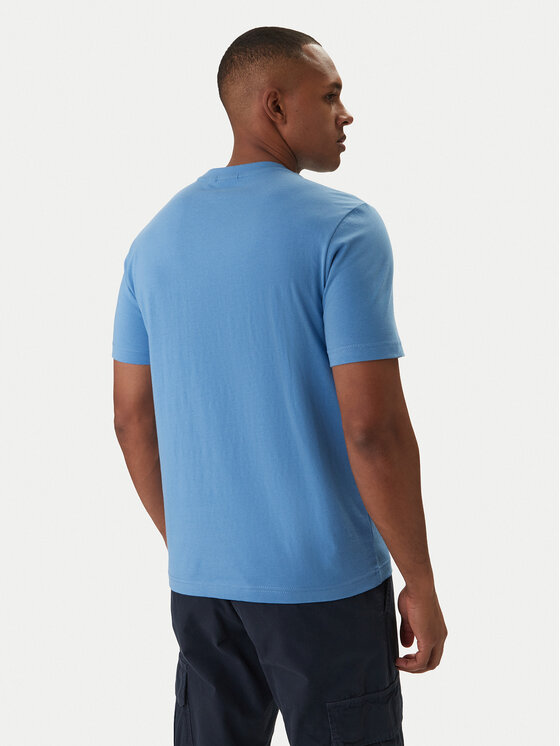 Napapijri Napapijri Tričko S-Box Logo NP0A4IFL Modrá Regular Fit
