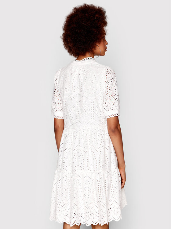 YAS YAS Vestito da giorno Holi 26027163 Bianco Relaxed Fit