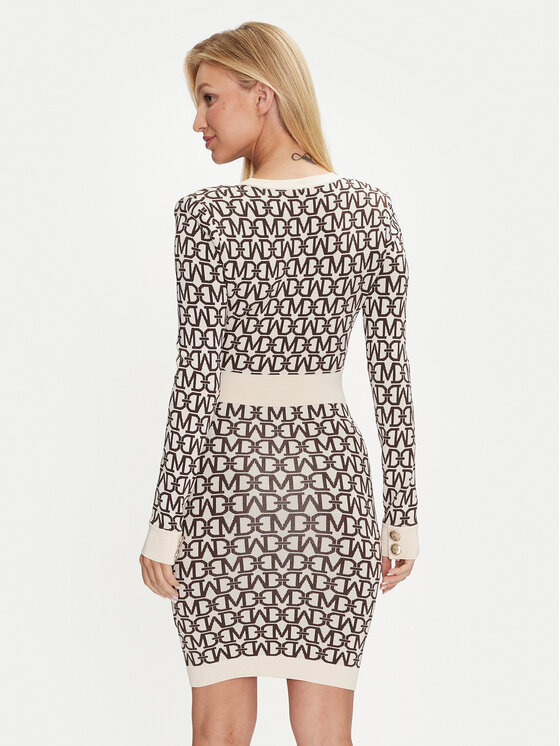 Marciano Guess Marciano Guess Džemper haljina 4YGK74 5036Z Bež Regular Fit