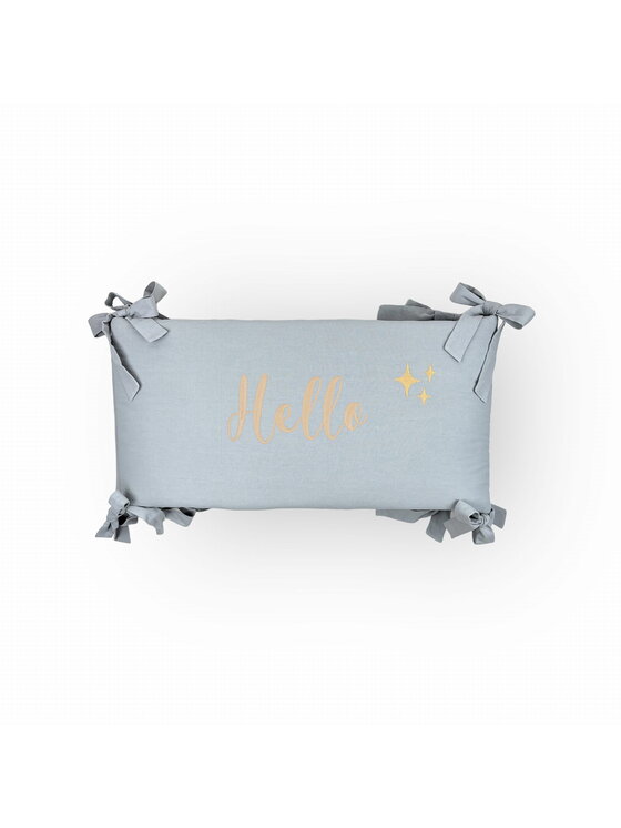 Malomi Malomi Ochraniacz cot_washed_stars_grey Szary