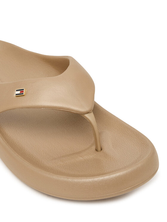 Tommy Hilfiger Tommy Hilfiger Čības uz pirksta Pearlized FW0FW09201 Bēšs