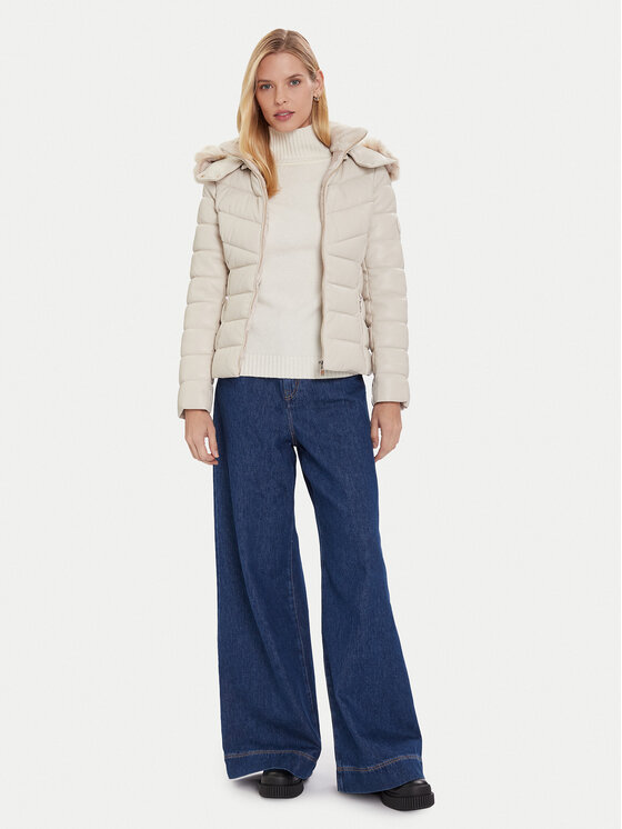 Morgan Morgan Winterjacke 242-GKIDIA Beige Regular Fit