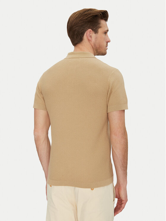 Blend Blend Polo majica 20718361 Bež Regular Fit