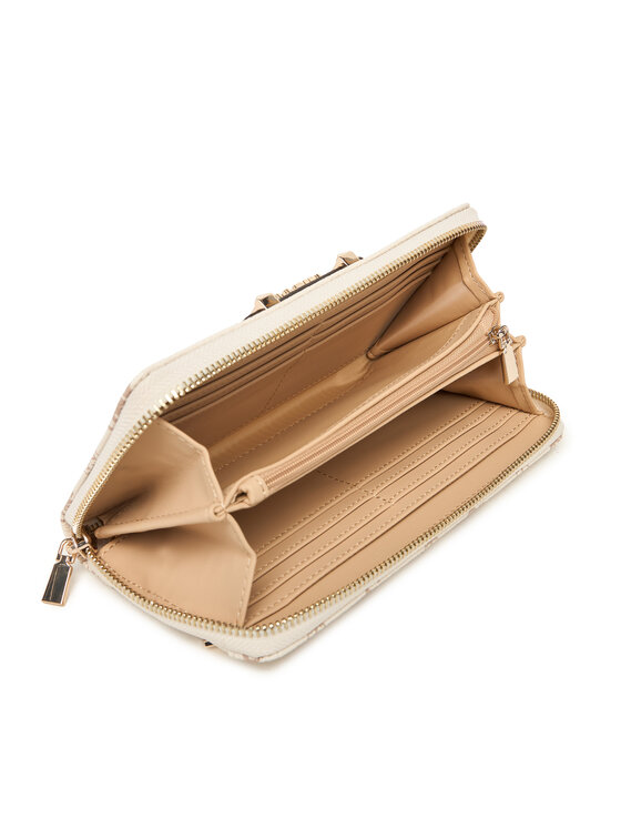 Guess Guess Veliki ženski novčanik Silia Slg SWGP98 90146 Écru
