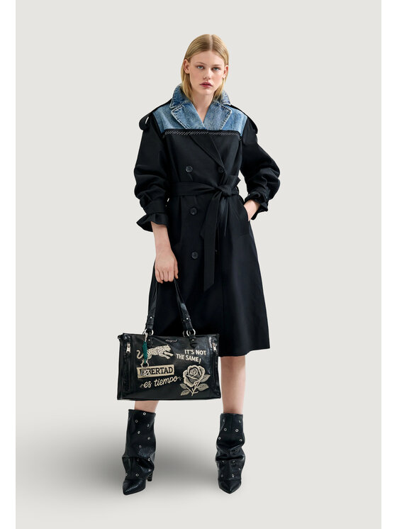 Desigual Desigual Τσάντα BAG_LIBERTAS LIENDO Μαύρο