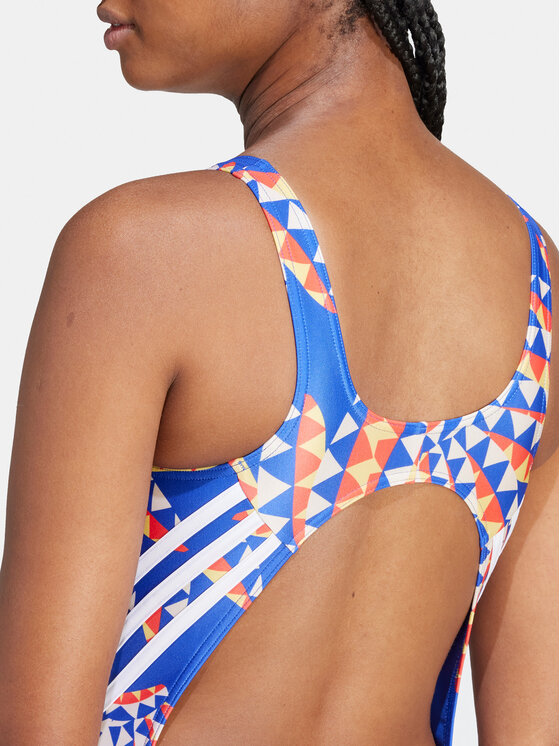adidas adidas Bikiny FARM Rio 3-Stripes IR6228 Modrá Regular Fit