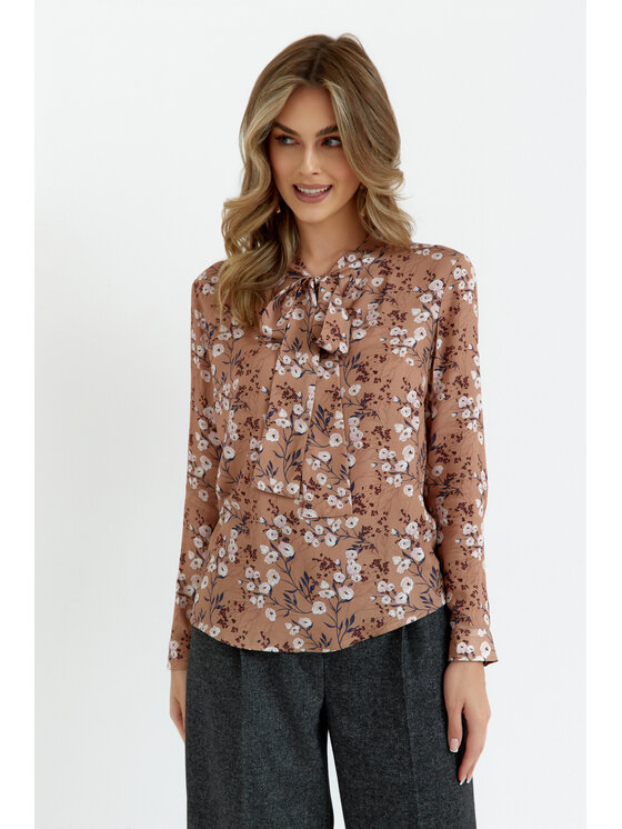 Stylove Stylove Halenka S389 Béžová Curvy Fit