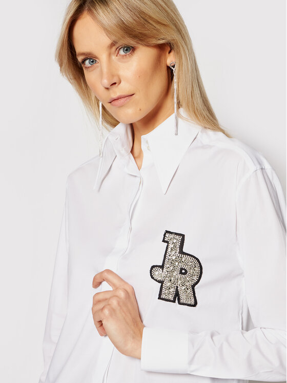 John Richmond John Richmond Camicia Smeeki RWP21186CA Bianco Regular Fit