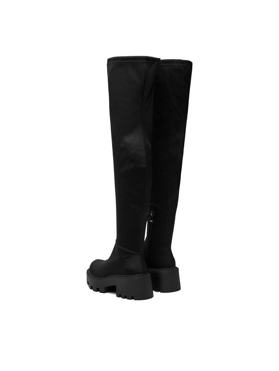 DeeZee DeeZee Čizme preko koljena 67091-8H Crna