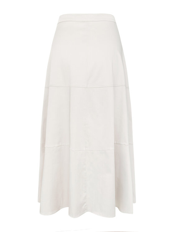 KMX KMX Spódnica midi 115790001 Beżowy Flare Fit