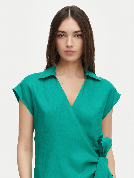 Tommy Hilfiger Tommy Hilfiger Блуза WW0WW49632 Зелен Regular Fit