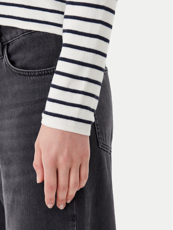 Pieces Pieces Džemper Senna 17156406 Écru Regular Fit
