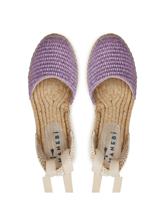 Manebi Manebi Espadrile Yucatan Flat Valenciana Espadrilles G 3.3 P0 Violet