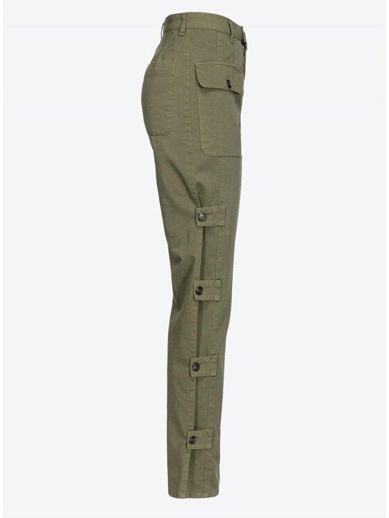 PINKO Pinko Pantaloni chino 101796-a0d5-v45 Verde Regular Fit