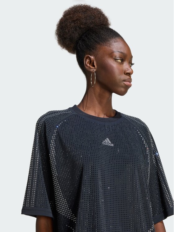 adidas adidas T-Shirt 162192 Czarny Oversize