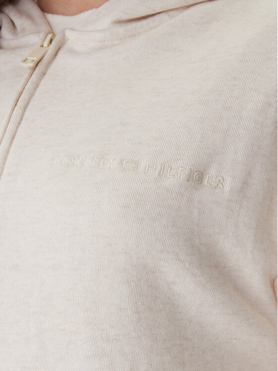 Tommy Hilfiger Tommy Hilfiger Pulóver UW0UW06093 Bézs Regular Fit