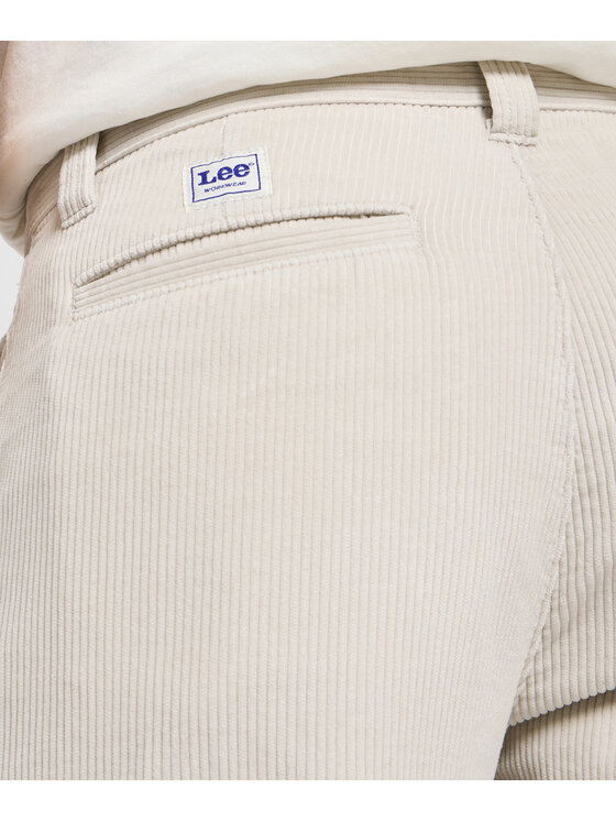 Lee Lee Chinosy 112355789 Beżowy Regular Fit