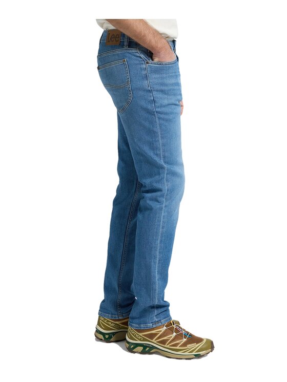 Lee Lee Jeansy 112376332 Niebieski Regular Fit
