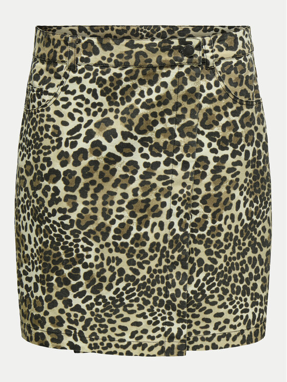 JDY JDY Spódnica mini Ray 15343449 Beżowy Regular Fit