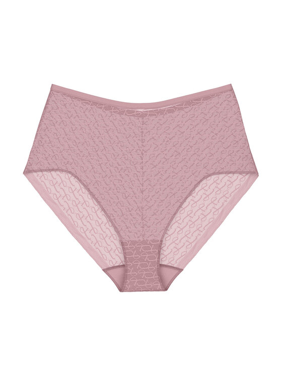 Triumph Triumph Klasične spodnje hlačke z visokim pasom Triumph Signature Sheer Maxi EX 10215936 Roza
