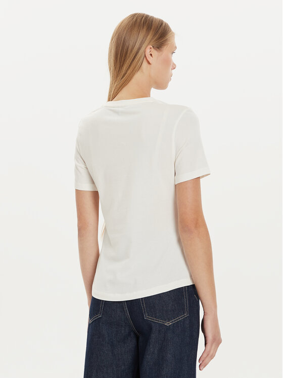 Tommy Hilfiger Tommy Hilfiger Тишърт Nautical Graphic WW0WW43652 Бял Slim Fit