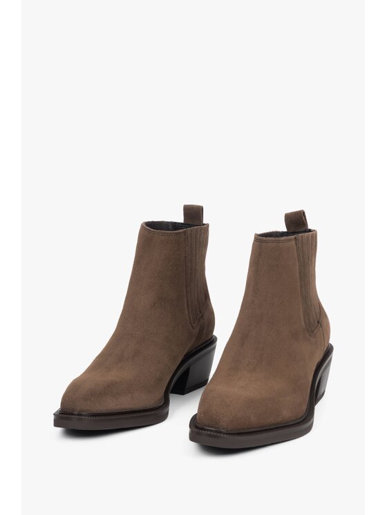 Estro Estro Καουμπόικες Μπότες & Μποτάκια ER00118735 Καφέ