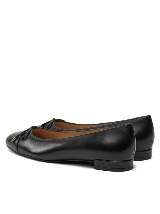 Stuart Weitzman Stuart Weitzman Bateliai Sleek Bow Flat SJ598 Juoda