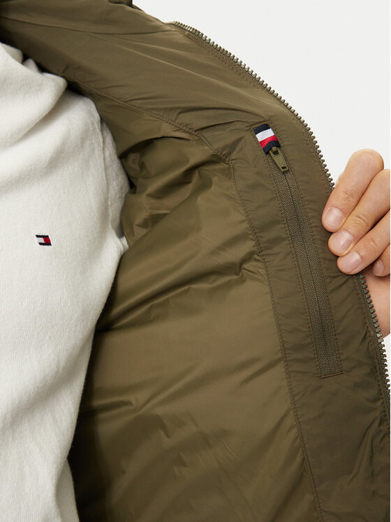 Tommy Hilfiger Tommy Hilfiger Зимно яке MW0MW37259 Зелен Regular Fit