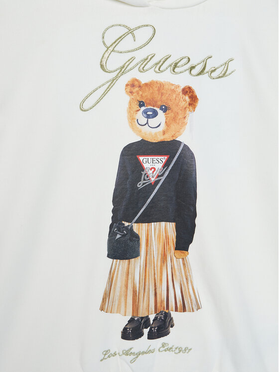 Guess Guess Μπλούζα J5BQ26 KAD74 Λευκό Oversize
