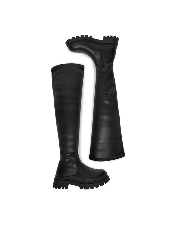 DeeZee DeeZee Čizme preko koljena 5650-1 Crna